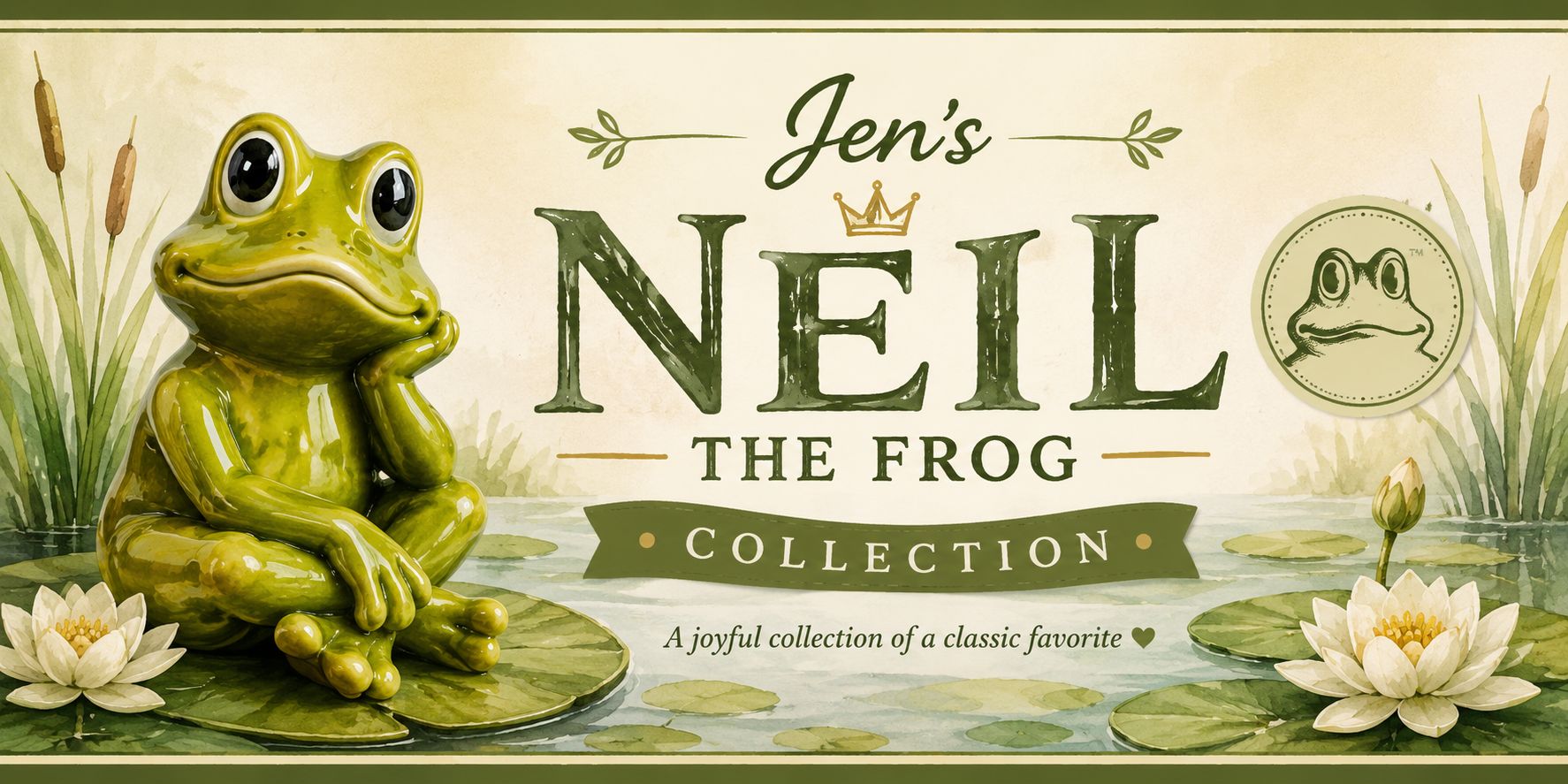 Jen's Neil the Frog Collection